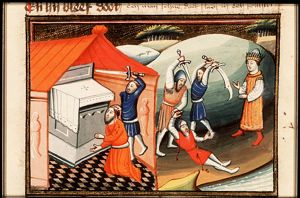 Joab is killed before the Tabernacle; Solomon has Shimei put to death