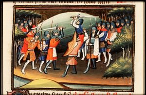 The battle between Jehoram and the Moabites