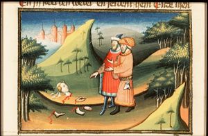 The death of Jezebel: Jehu's servants find nothing but her head, hands and feet
