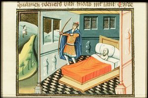 Elisha on his deathbed tells Joash to shoot an arrow through the window