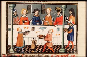 The marriage-feast of Tobias and Sarah