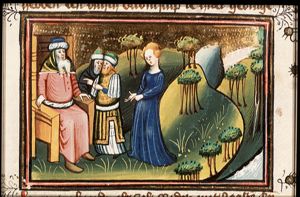 The two elders accuse Susanna of adultery