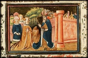 Judith is blessed by the high priest