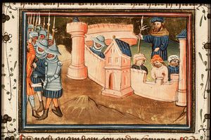 Nehemiah rebuilds the city walls of Jerusalem