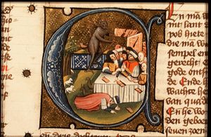 Job receives the tidings of his adversity