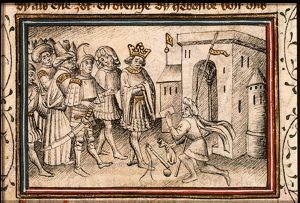 Alexander receives derisive gifts of Darius