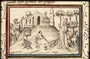 Saraballa builds his temple on Mount Gerizim