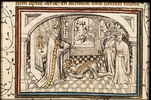 Alexander honours the Jewish high-priest Jadus