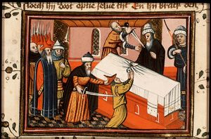 Mattathias kills a Jew, who wanted to offer to pagan gods