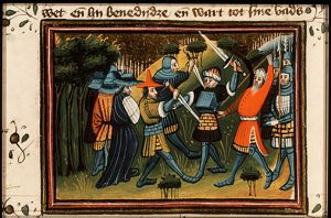 Mattathias and his followers kill the godless