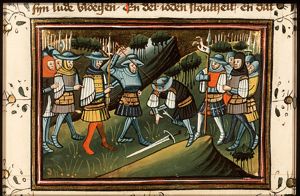 The battle between Judas Maccabeus and Lysias
