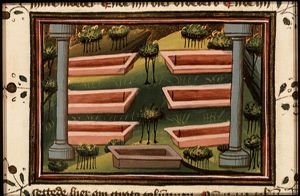 The sepulchral monument erected by Simon for his parents and his four brothers