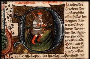 A messenger with a letter to the Jews in Egypt