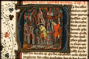 The destruction of Jerusalem by the Romans