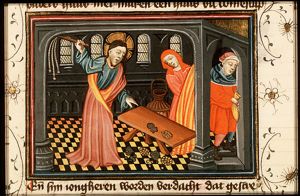 The purification of the temple: Christ drives the moneychangers from the temple