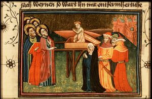 Christ raises the son of the widow of Nain
