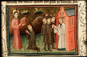 Christ and the ten lepers: one of them returns from the priest