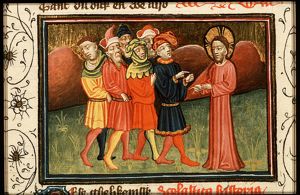 Christ discusses with the Pharisees