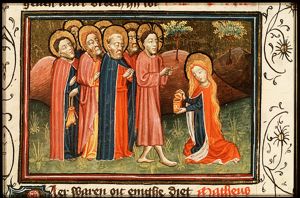 The Supper at Bethany: St. Mary Magdalene anoints Christ's feet