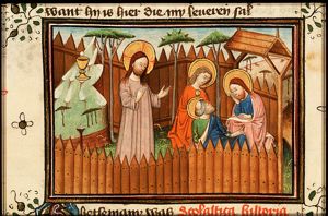 Christ in Gethsemane summons the apostles to stay awake and pray