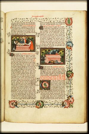The entombment of Christ