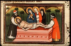 The entombment of Christ