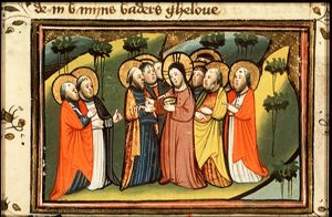 Christ appears to the apostles
