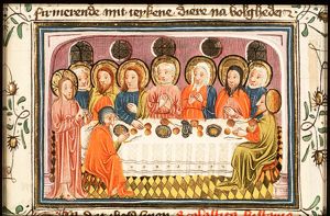 The third appearance of Christ to the apostles