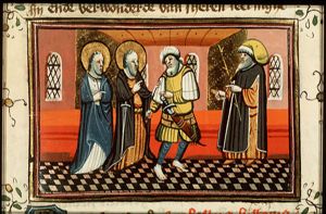 St. Paul and St. Barnabas on Cyprus: they strike the sorcerer Elymas with blindness