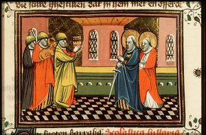 St. Paul and St. Barnabas at Lystra: the people prepare a sacrificial celebration