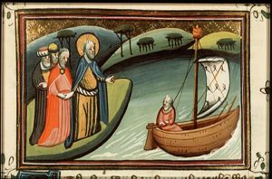 St. Paul, boarding for Jerusalem, takes leave from the elders of Ephesus