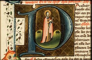 St. Paul holding a sword