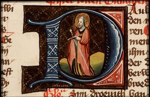St. Paul holding a sword