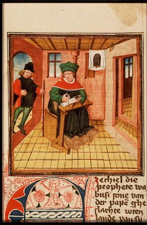 The prophet Ezekiel