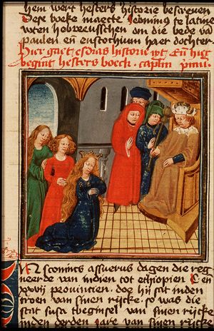 Esther before Ahasuerus