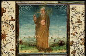 The Creation: division of the waters above and below the firmament