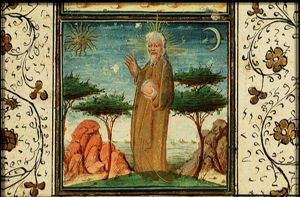 The Creation: sun and moon; trees and plants