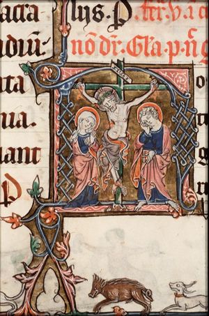 The Crucifixion, with Mary and St. John