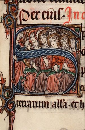 Christ teaching his disciples