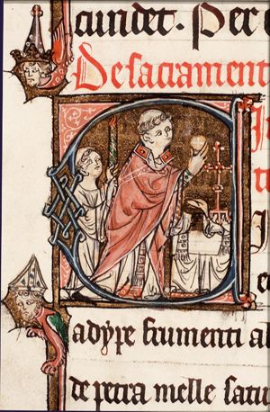 The showing of the Holy Sacrament