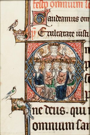 Christ and saints (All Saints)