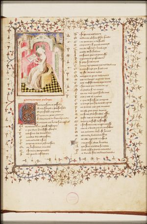 Christine de Pisan writing