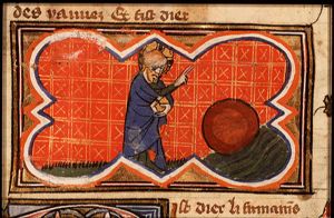 The Creation: division of the waters above and below the firmament
