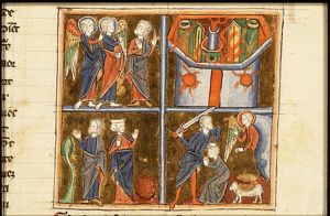 Abraham is visited by two(!) angels (1st of 4)