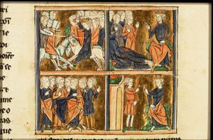 Achilles kills Penthesilea (1st of 4)