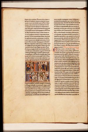 Turnus before Latinus: he wants to meet Aeneas in single combat (1st of 4)