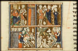 Turnus before Latinus: he wants to meet Aeneas in single combat (1st of 4)
