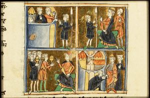 Romans, fled to the Capitol, send a messenger to Brennus (1st of 4)