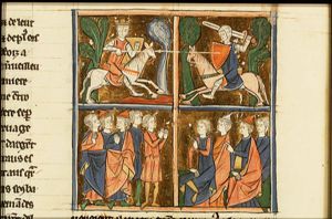 Battle of Zama: combat between Scipio Africanus Major and Hannibal (1st and 2nd of 4)