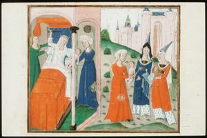 Vesta brings Jupiter to the daughters of Melisseus